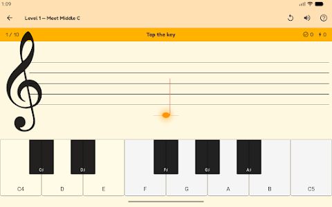 Music Note Reading Game screenshot
