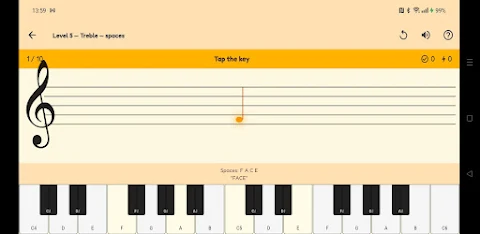 Music Note Reading Game screenshot