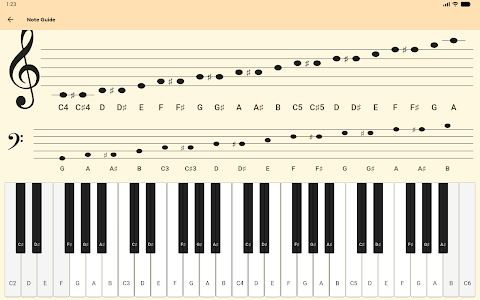 Music Note Reading Game screenshot