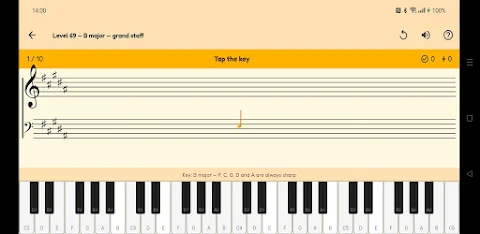 Music Note Reading Game screenshot