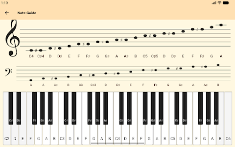 Music Note Reading Game screenshot