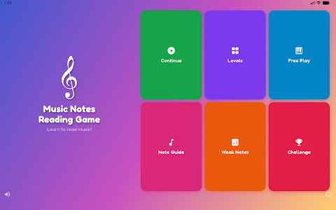 Music Note Reading Game screenshot