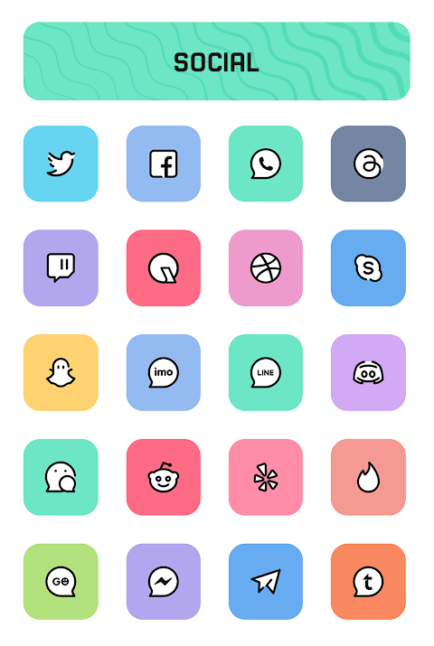 Crayon Adaptive IconPack screenshot