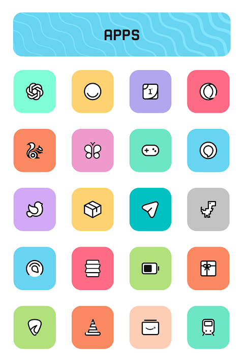 Crayon Adaptive IconPack screenshot