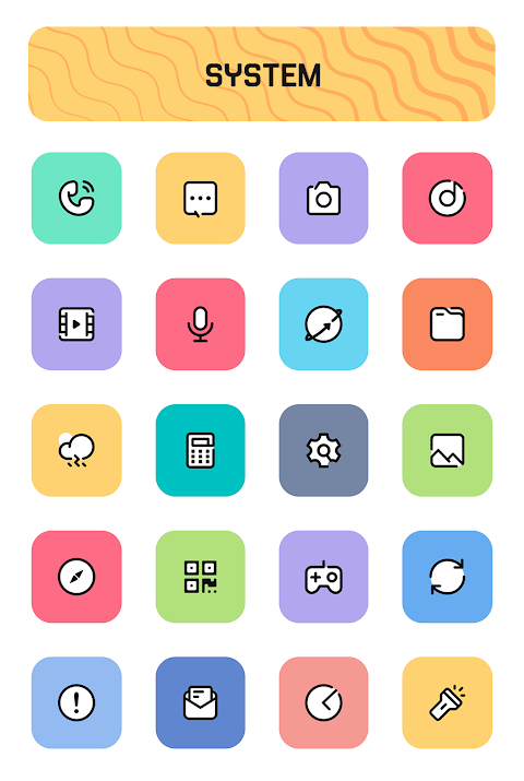 Crayon Adaptive IconPack screenshot