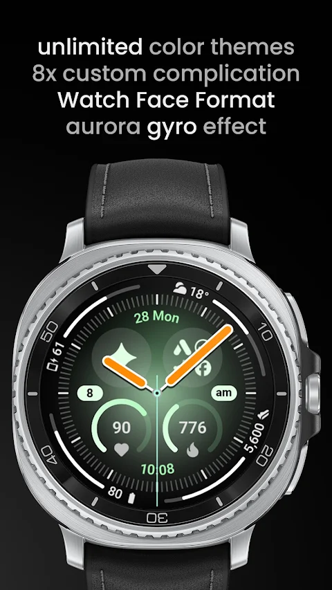 Aurora Analog Watch Face screenshot