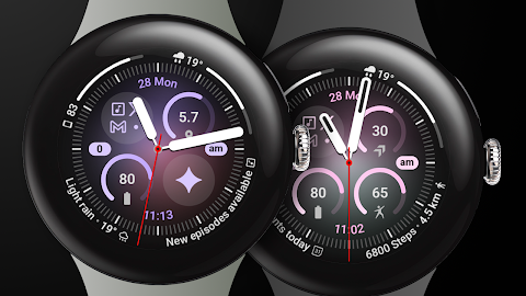 Aurora Analog Watch Face screenshot