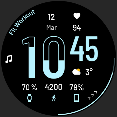 Fit 3 Watch face screenshot