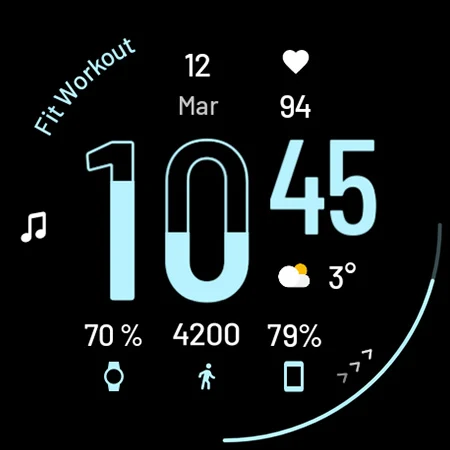 Fit 3 Watch face screenshot