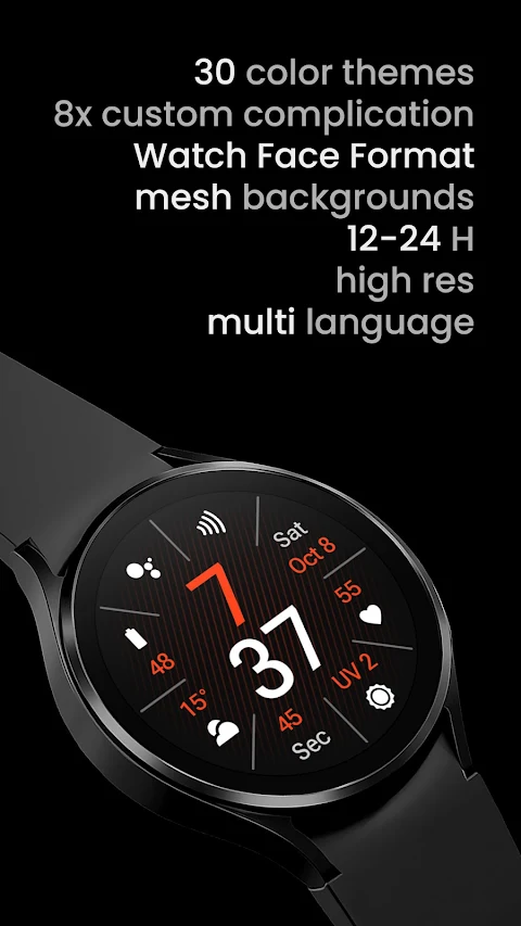 Widgets Watch Face screenshot