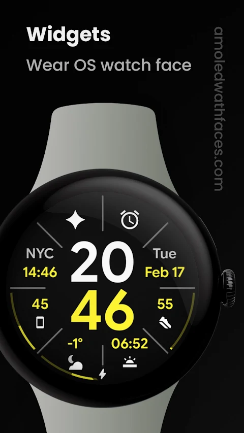 Widgets Watch Face screenshot