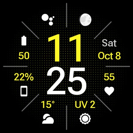 Widgets Watch Face screenshot