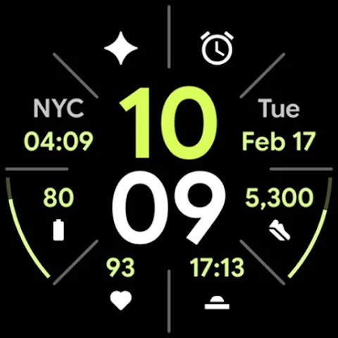 Widgets Watch Face screenshot