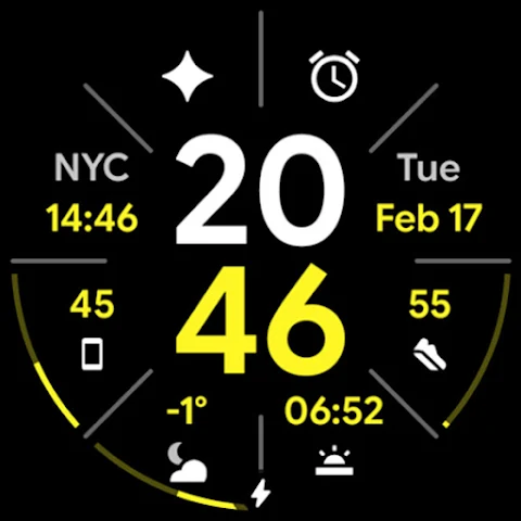 Widgets Watch Face screenshot