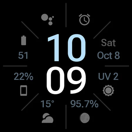 Widgets Watch Face screenshot