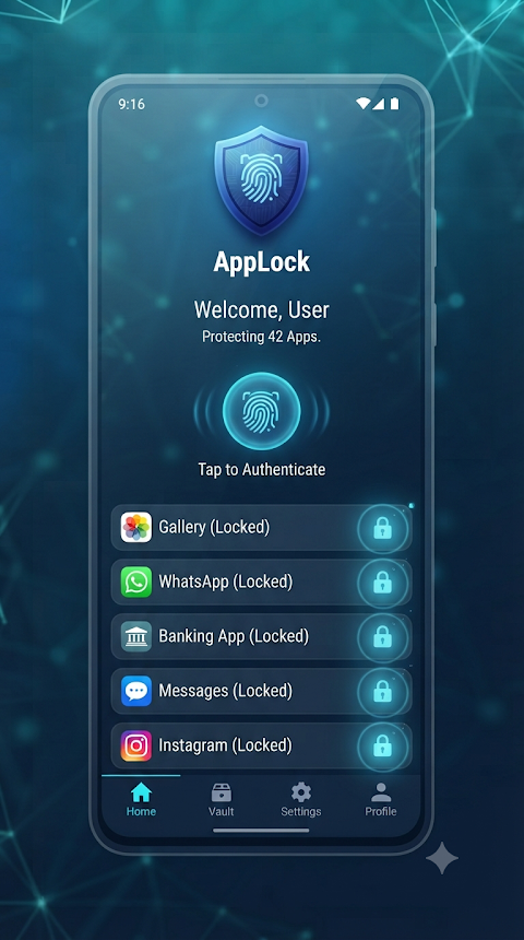 AppLock: Fingerprint &Password screenshot