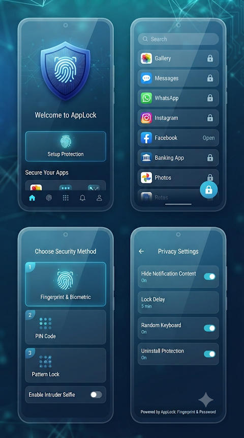 AppLock: Fingerprint &Password screenshot