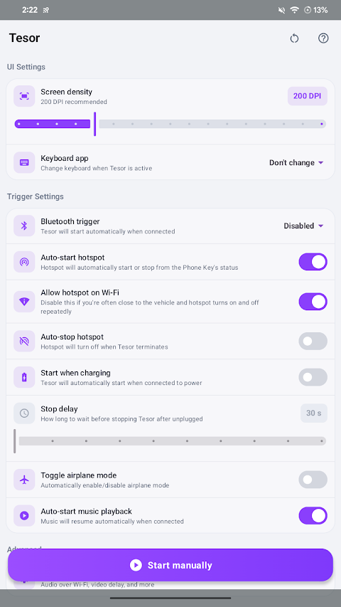 Tesor screenshot