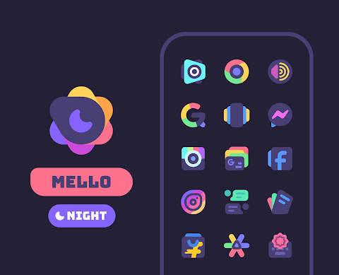 Mello Night Icon Pack screenshot