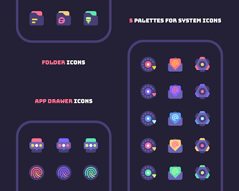 Mello Night Icon Pack screenshot