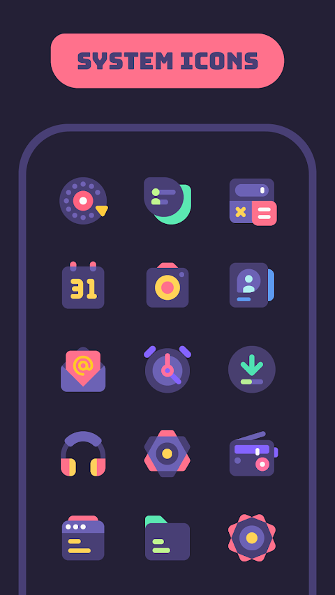 Mello Night Icon Pack screenshot