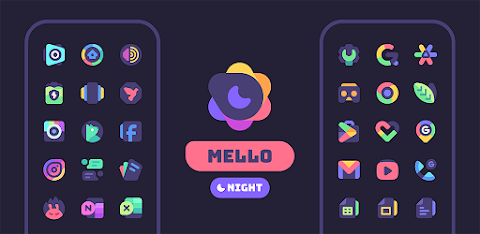 Mello Night Icon Pack screenshot