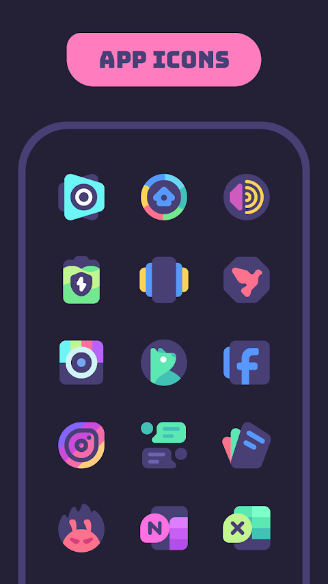 Mello Night Icon Pack screenshot