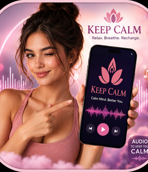 Keep Calm App relaxing mind screenshot