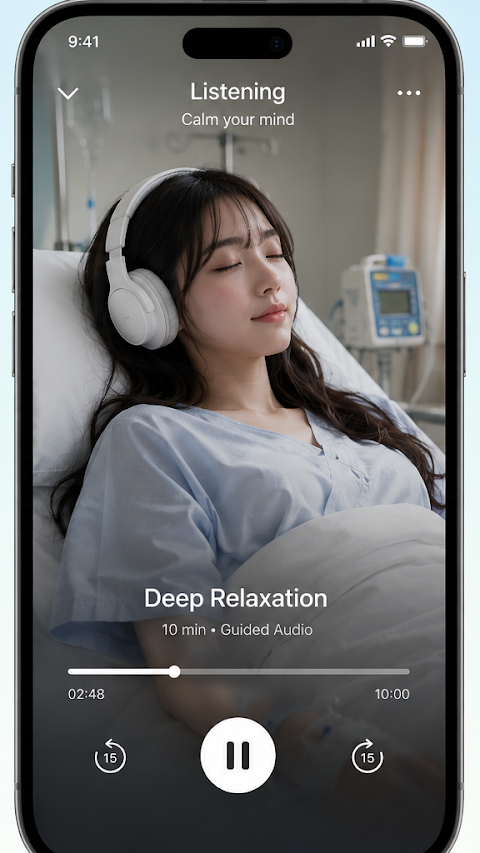Keep Calm App relaxing mind screenshot
