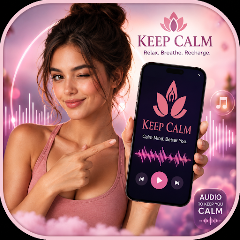 Keep Calm App relaxing mind screenshot