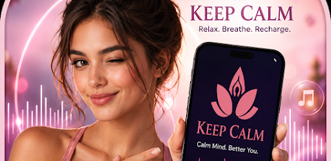 Keep Calm App relaxing mind screenshot