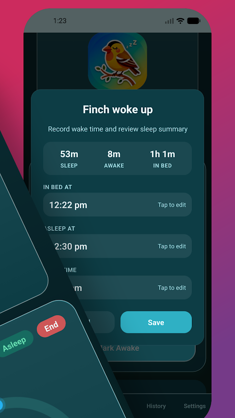Sleep Little Finch screenshot