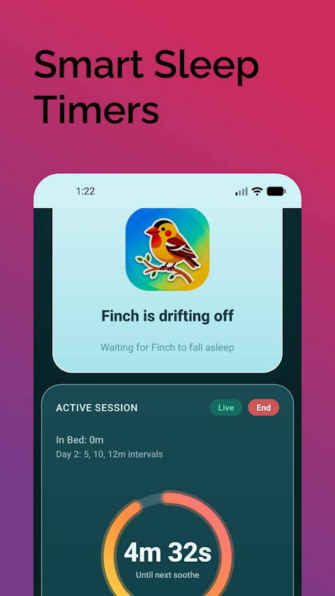 Sleep Little Finch screenshot