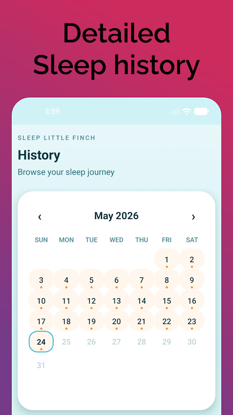 Sleep Little Finch screenshot