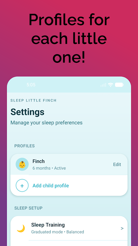 Sleep Little Finch screenshot