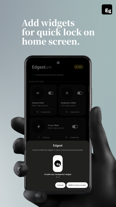 Edgest Edge Gestures & Control screenshot