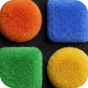 Fluffy Dark Widget