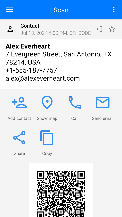 QR & Barcode Scanner PRO screenshot
