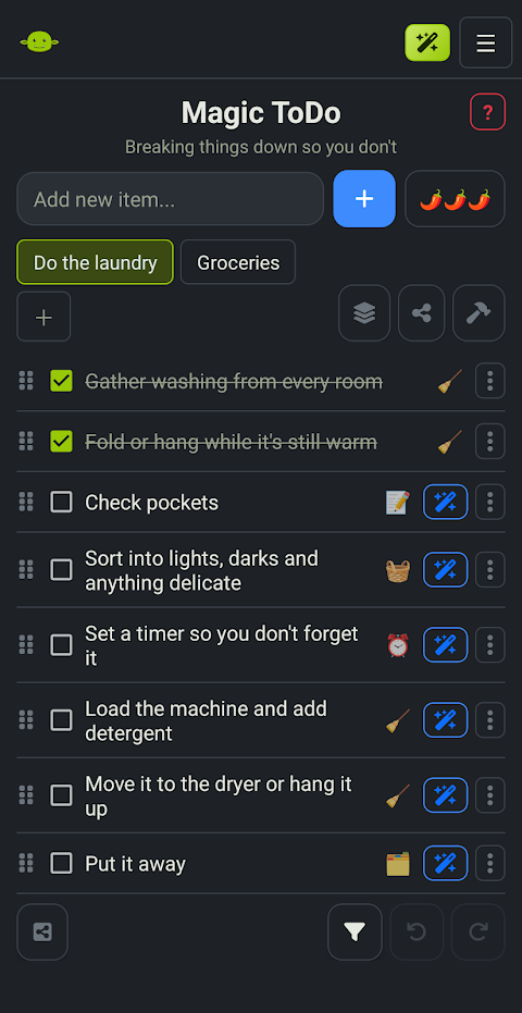 Goblin Tools screenshot