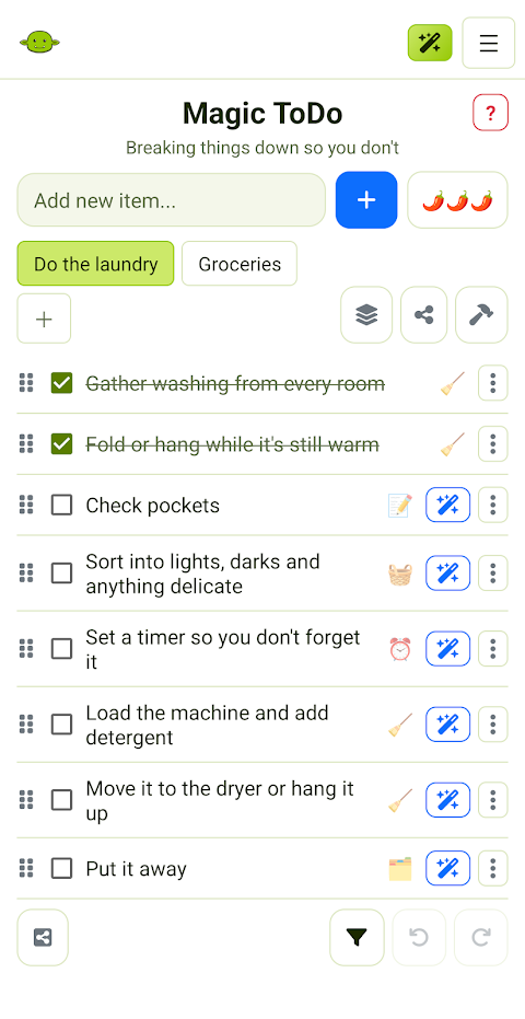 Goblin Tools screenshot