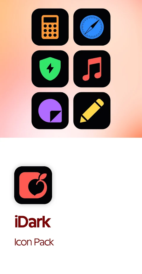 iDark OS Icon Pack screenshot