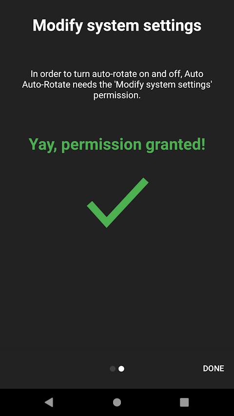 Auto Auto-Rotate screenshot