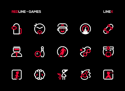 RedLine Icon Pack : LineX screenshot