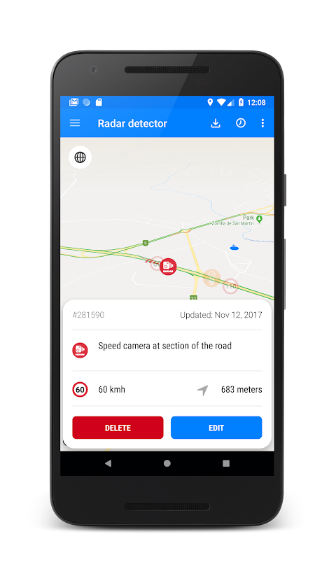 Speed Camera Radar (PRO) screenshot