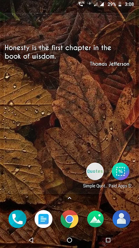 Simple Quote Widget screenshot