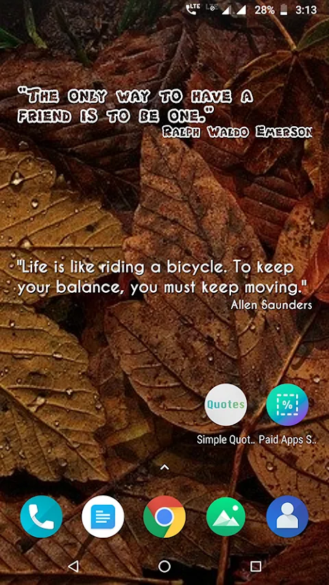 Simple Quote Widget screenshot
