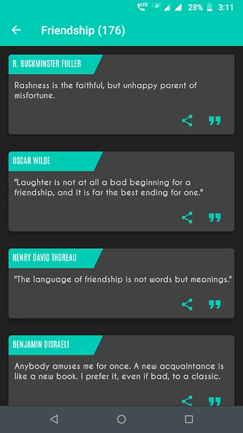 Simple Quote Widget screenshot