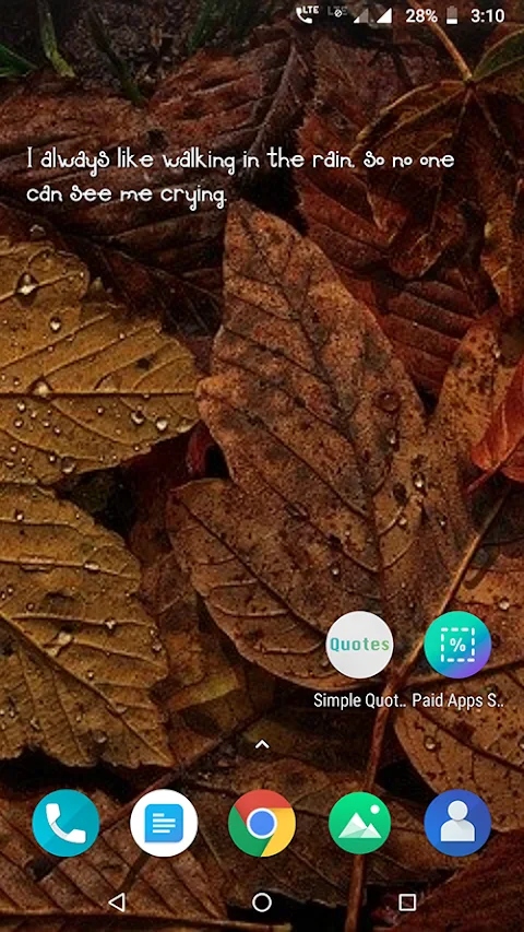 Simple Quote Widget screenshot