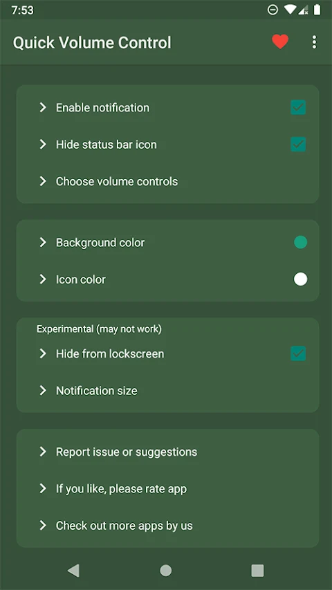 Quick Volume Control screenshot