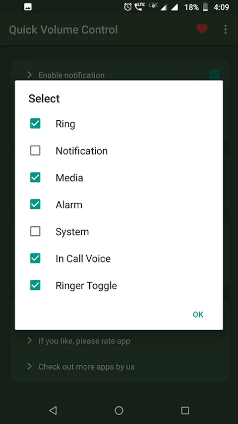 Quick Volume Control screenshot
